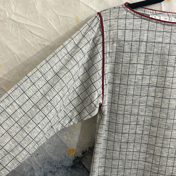 NWT Vintage Evelyn De Jonge checkered top sz S - Picture 4 of 8